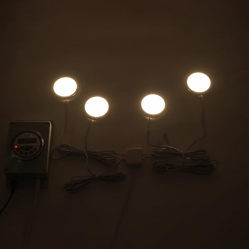 JVR Chicken Coop Light with Timer- Automatic Smart LED Laylight Daylight Extension to Boost Egg Production