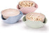 Bamboo's Grocery Double Dish Snack Bowl for Pistachios, Peanuts, Edamame, with Shell Storage, Green