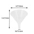 8 Pack Multi-Purpose Plastic Funnels, Long Reaching Spout (4.7 ), Easy Content Transfer by ZMYBCPACK