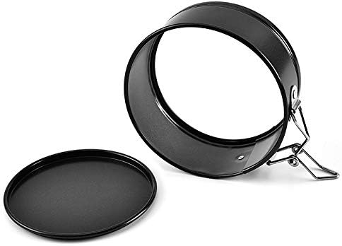 Tellshun 4 Inch Springform Pan Set, 4 Pieces Round Nonstick Bakeware for Mini Cheesecakes, Pizzas, Quiches