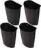 NUOBESTY Hanging Cup Holder Utility Rolling Cart Organizer, 4Pcs Makeup Pencil Holder for Art Craft Supplies Storage
