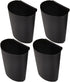 NUOBESTY Hanging Cup Holder Utility Rolling Cart Organizer, 4Pcs Makeup Pencil Holder for Art Craft Supplies Storage