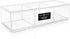Isaac Jacobs Clear Acrylic 3 Section Organizer - Three Compartment Drawer Tray for Office & More