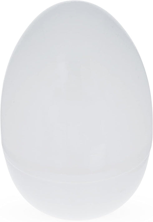 Set 2 10 Inches of White Giant Fillable Plastic Easter Eggs Jumbo Large Size