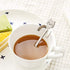 10PCS Stainless Steel Cute Mini Cat Spoon for Tea, Coffee, Dessert, Sugar, Ice Cream, etc (11.5cm/4.5inch) Silver