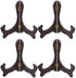 Artliving Set of 4, 6 Inch Wood-like Easels Plate Stand Holder Display Stands