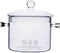 YARDWE Clear Glass Cooking Pot, Glass Saucepan for Noodles, Soup, Salad