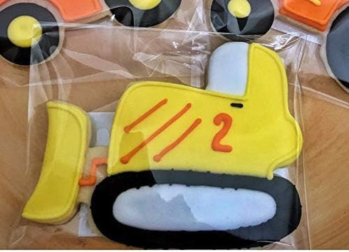 Ann Clark Construction Cookie Cutters 3-Pc. Set Made in USA, Bulldozer, Dump Truck, Tractor