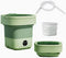 Foldable Washing Machine, 9L Mini Washer with 3 Modes, Portable for Apartments, Camping, RV Travel