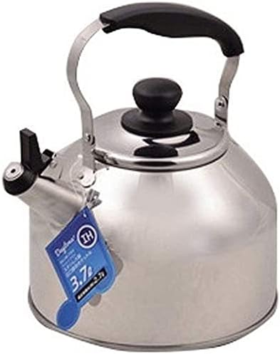 JapanBargain 1914 Tea Kettle, Stainless Steel Whistling Water Coffee Tea Kettle, 3.7 Liter