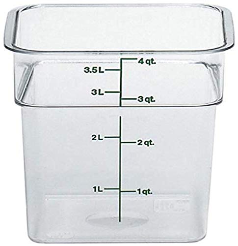 Cambro 4SFSCW135 CamSquare Polycarbonate Square Food Storage Container