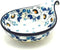 Polish Pottery Spoon/Ladle Rest, White Poppy Design
