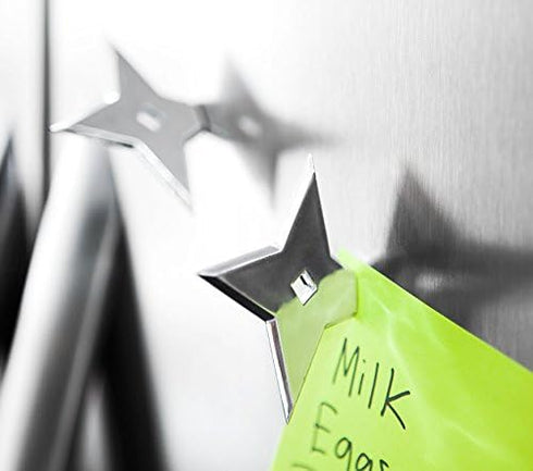 Cool Fridge Ninja Star Magnet, Decorative Whiteboard Magnets for Office, Home & School, Funny Anime Theme