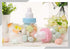 3.5 Inches Baby Bottle Shower Favor, Mini Plastic Candy Bottle, Baby Shower Supplies (2 Dozens, Pink)