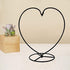 YY YEARCHY Elegant Iron Plant Stand for Hanging Terrariums - Big Heart Design