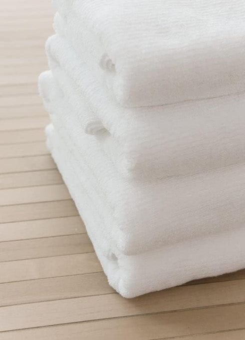 Cozy Set 60% 40% 4 Pack Earth Ribbed Washcloth - Cotton Viscose from Bamboo Bathroom Washcloths - Soft & Absorbent