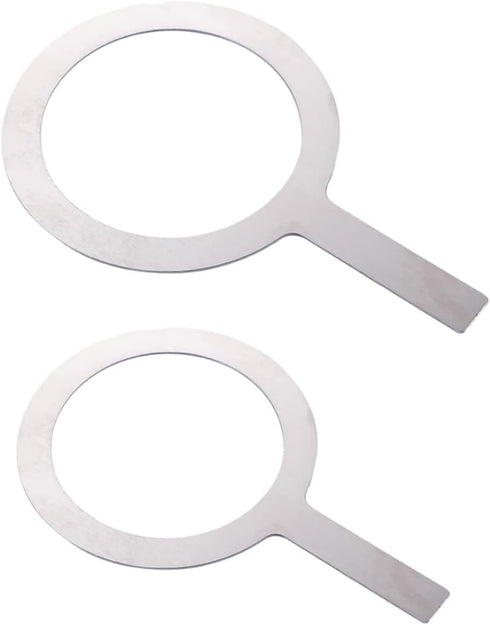 2 Pcs Milk Tea Baking Rings, Stainless Steel Protective Circle for Tea Cup Accessories