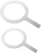 2 Pcs Milk Tea Baking Rings, Stainless Steel Protective Circle for Tea Cup Accessories
