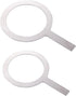 2 Pcs Milk Tea Baking Rings, Stainless Steel Protective Circle for Tea Cup Accessories