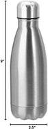 18/8 350ml 500ml 750ml 1000ml (350ml) Double Wall Stainless Steel Vacuum Cola Shape Bottle, Narrow Mouth Thermo Flask
