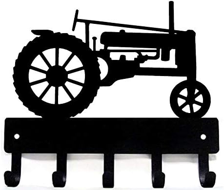 Farm Tractor #39 Key Rack Holder for Wall, 9 inch Wide, Made in USA, Farmhouse Decor