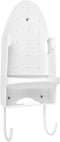 Ironing Board Hanger - Wall Mount Iron Holder Rack for Household Bathroom Shelf - Fits Max 5 inch Width