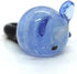 Mouse Micro Tiny Figurines - Hand Blown Glass Art Animals Collectible Gift Home Décor (Blue Cartoon)