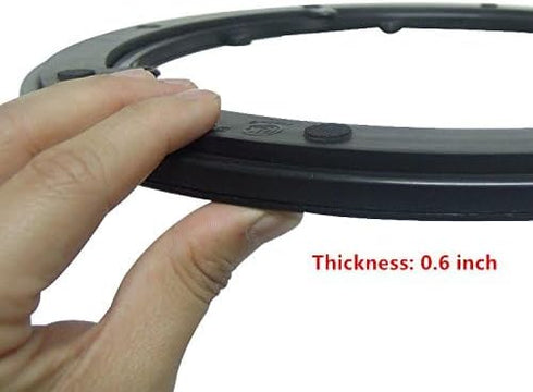 Lazy Susan 6 Inch Plastic Rotating Turntable with Steel Ball Bearings, Silent Hardware, ABS+PC Material, 66 Lbs Capacity