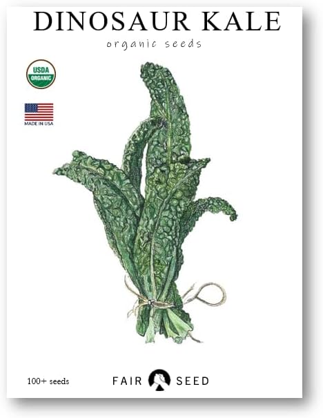 Generic Organic Dinosaur Kale Seeds 100+ Seeds