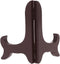NOLITOY Vintage Wooden Plate Display Stand, 4 Inch Tabletop Holder for Pictures, Frames, and Plates