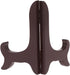 NOLITOY Vintage Wooden Plate Display Stand, 4 Inch Tabletop Holder for Pictures, Frames, and Plates