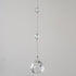 Crystal Beaded Strands Clear Glass Beads Curtain, Wedding Props Decor, Hanging Ceiling Decoration Accessories
