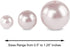 Super Z Outlet Elegant Glossy Polished Pearl Beads, DIY Jewelry Necklaces, Table Scatter for Wedding Birthday Party