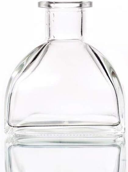 SYBL 50ml/1.69 Fl Oz Square Glass Diffuser Bottles, DIY Replacement Reed Diffuser Jars,
