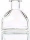SYBL 50ml/1.69 Fl Oz Square Glass Diffuser Bottles, DIY Replacement Reed Diffuser Jars,