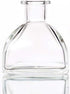 SYBL 50ml/1.69 Fl Oz Square Glass Diffuser Bottles, DIY Replacement Reed Diffuser Jars,