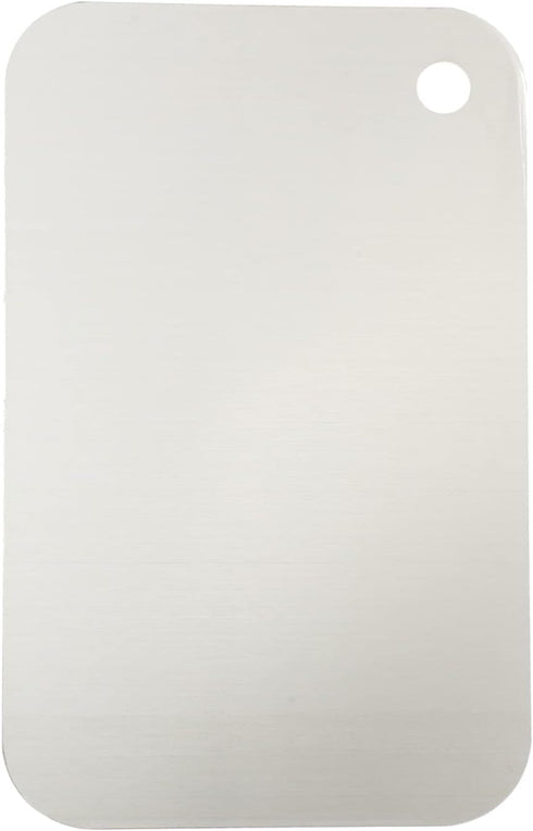 DOITOOL Stainless Steel Cutting Board, Square Modern Chopping Block for Home Kitchen (9.44x5.9inch)