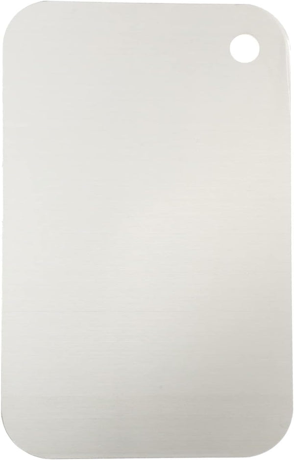 DOITOOL Stainless Steel Cutting Board, Square Modern Chopping Block for Home Kitchen (9.44x5.9inch)
