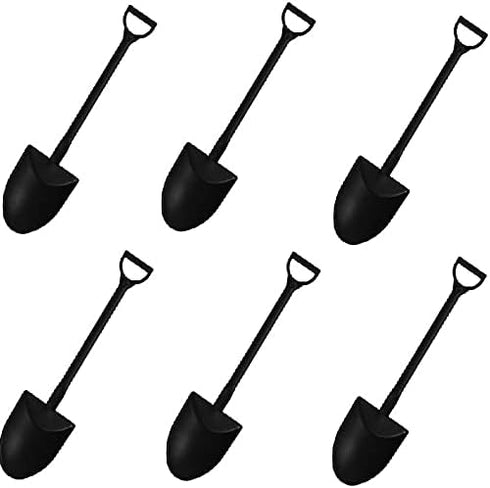 50PCS Plastic Mini Ice Cream Dessert Spoon Shovels for Family or Party by Aliotech