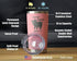 Bevvee Gettin Piggy Insulated Coffee Tumbler Cup, Stainless Steel Mug with Sliding Lid, Pig Themed Coffee Gifts (Pink)