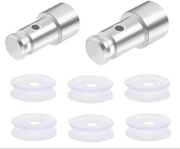 2 Pcs Universal Replacement Floater Valve with 6 Pcs Silicone Gaskets for Electric Pressure Cookers
