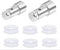 2 Pcs Universal Replacement Floater Valve with 6 Pcs Silicone Gaskets for Electric Pressure Cookers