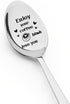Enjoy Your Coffee Spoon Gift for Best Friends - Boyfriend/Husband - Anniversary/Birthday Gifts for Coffee Lovers