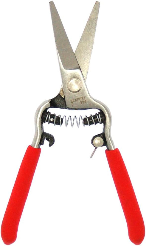 Zenport Z270 Needlenose Shear, Mini 6-Inch Forged Straight Blade for Bonsai and Orchids