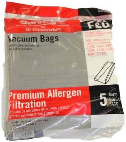 Type F & G Sanitaire Vacuum Cleaner Replacement Bag, 5 Pack
