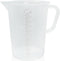 Appletofu Plastic Graduated Measuring Pitcher, 2000ml Large Cylinder with Handle and Pour Spout