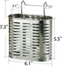 kaileyouxiangongsi Stainless Steel Hanging 2 Compartments Mesh Utensil Drying Rack/Chopsticks/Spoon/Fork/Knife Drainer Basket Flatware Storage Drainer by kaileyouxiangongsi