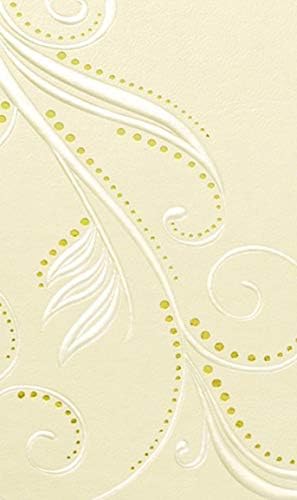 50th Anniversary Wedding Guest Book, Swirl Dots, 7.5" x 5.75" (20613)