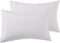 Nestl White King Pillow Cases - 20x40 Inches, Soft Microfiber, Envelope Closure, Set of 2