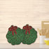 Terraacraft 4" Set 2 Indian Handmade Fully Glass Beaded Coasters for Dinning and Coffee Top Table Accessories for Home